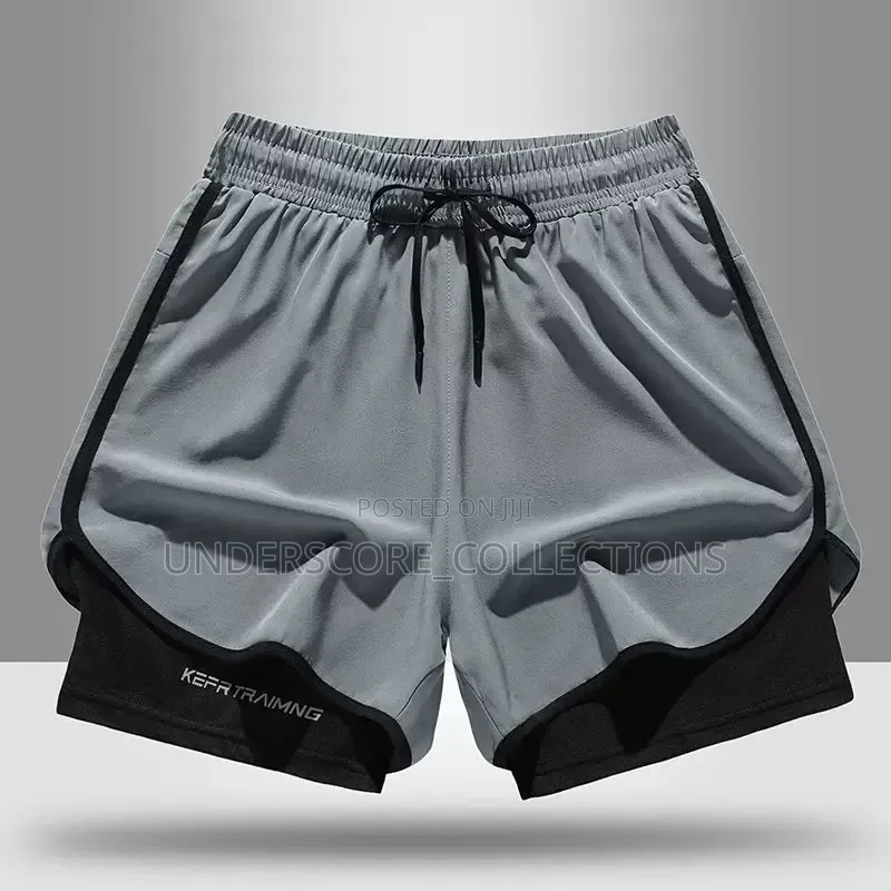 Unisex Two in One Gym Shorts
