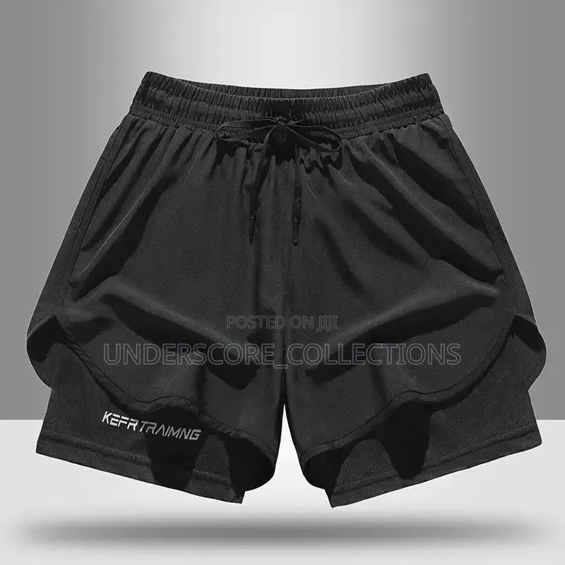 Unisex Two in One Gym Shorts