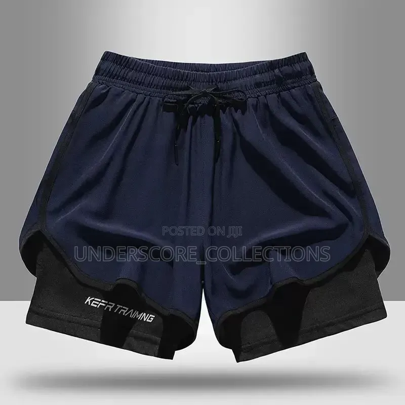 Unisex Two in One Gym Shorts