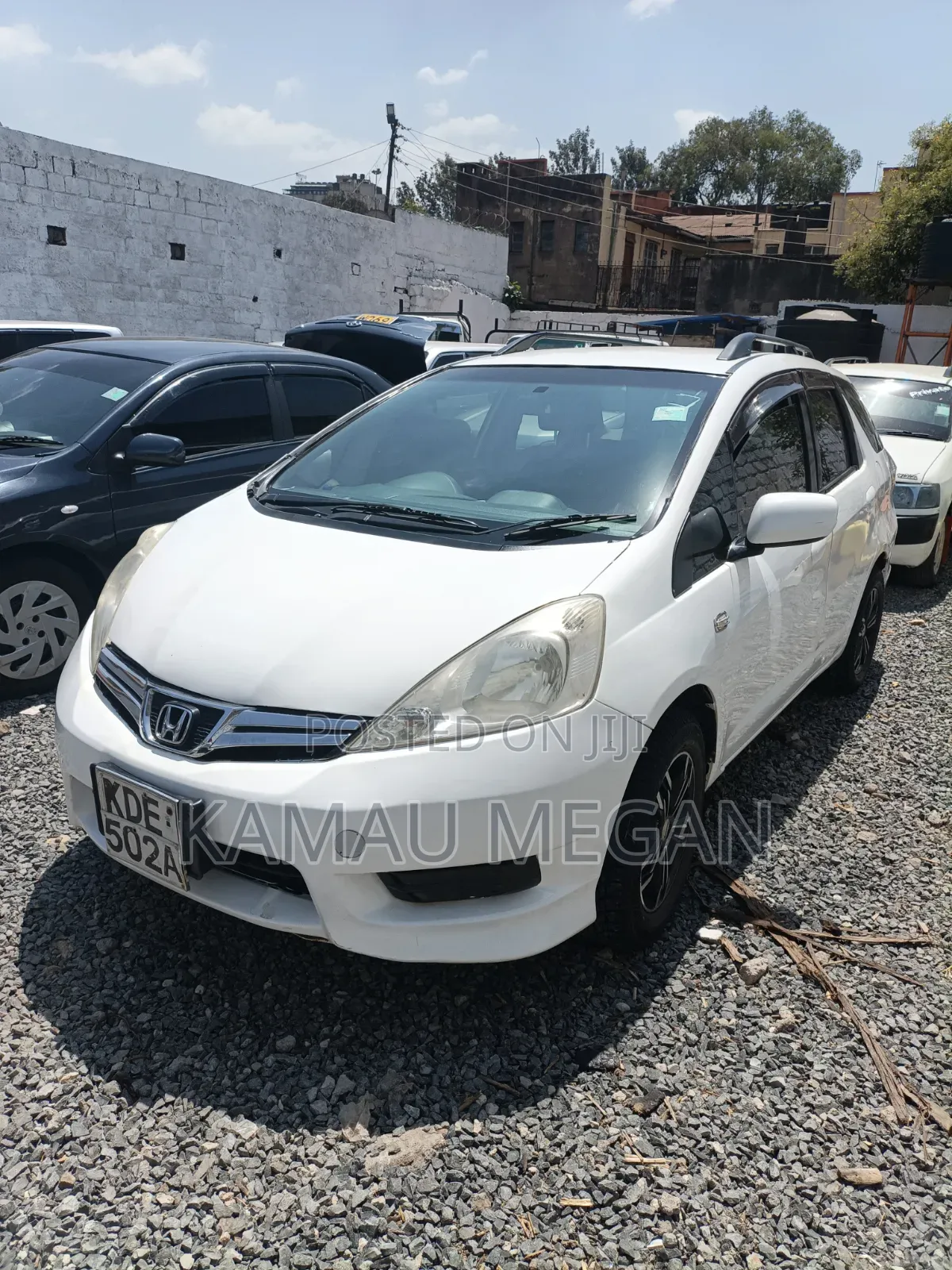 Honda Fit Shuttle 2014 White