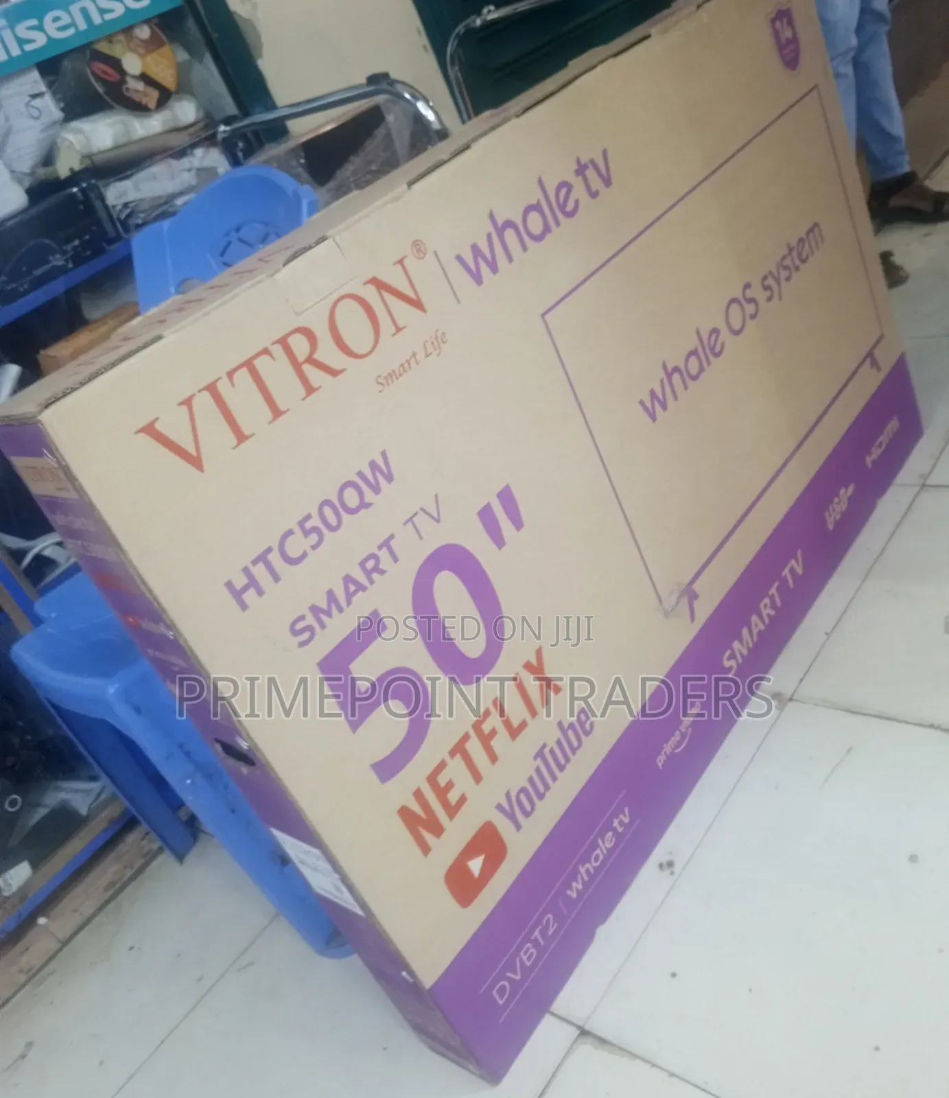 Vitron 50” Whale Smart TV – Smart & Stylish