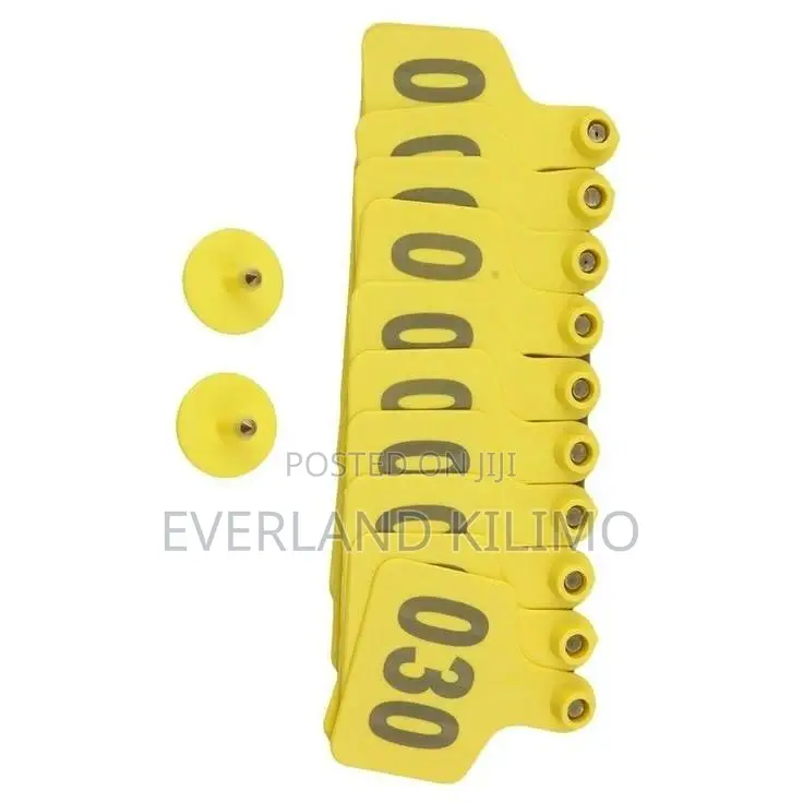 Heavy-Duty Numbered Small Ear Tags for Goats and Sheep