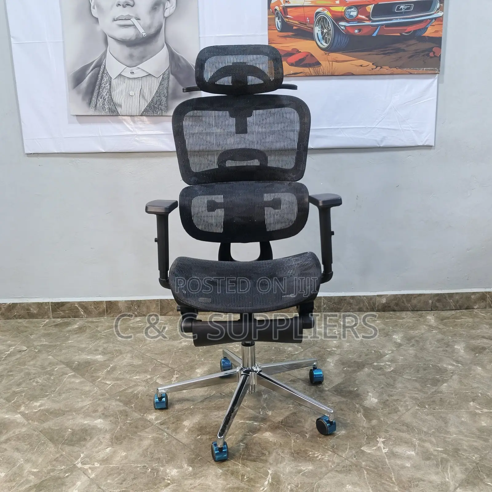 Orthopedic Ergonomic Mesh Conference Chair.