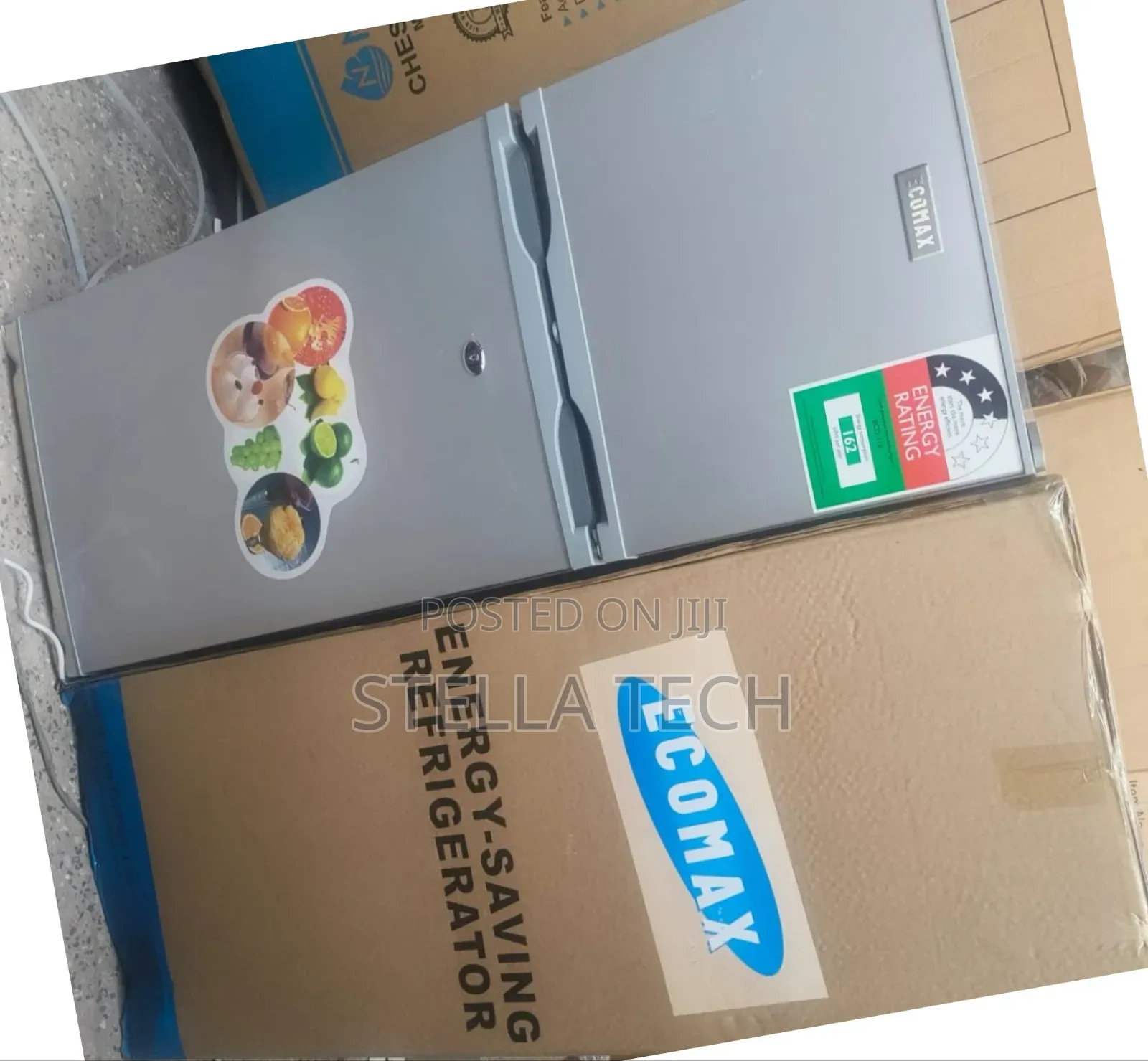 🔥🔥Ecomax 118 Litres Dark Silver Double Door Refrigerator