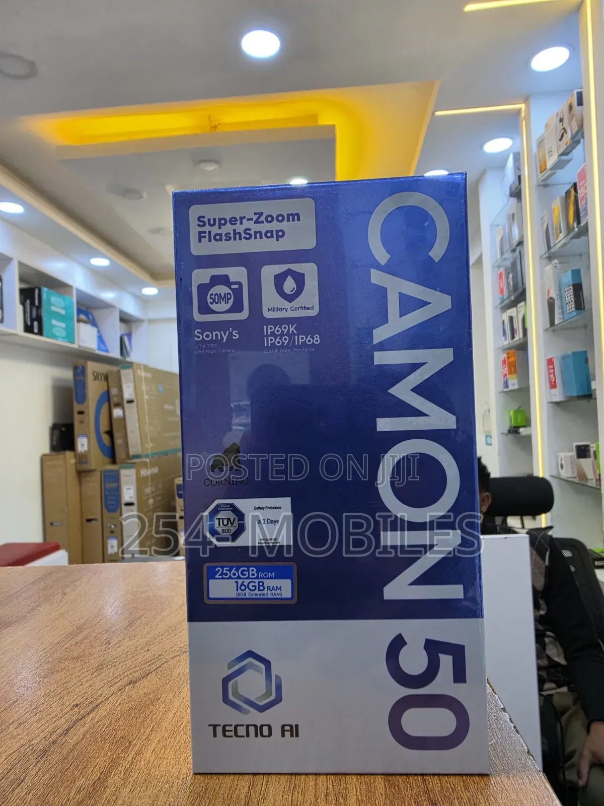 New Tecno Camon 50 Pro 256 GB Black