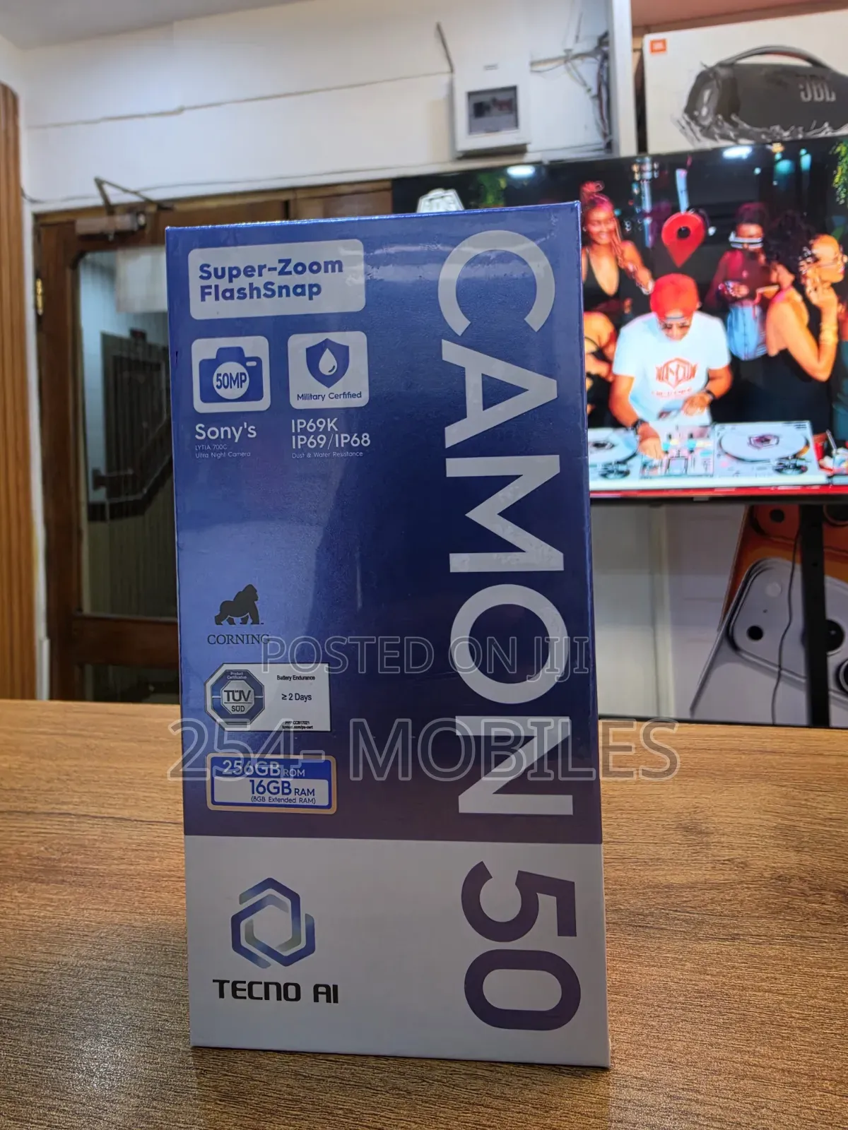 New Tecno Camon 50 Pro 256 GB Black