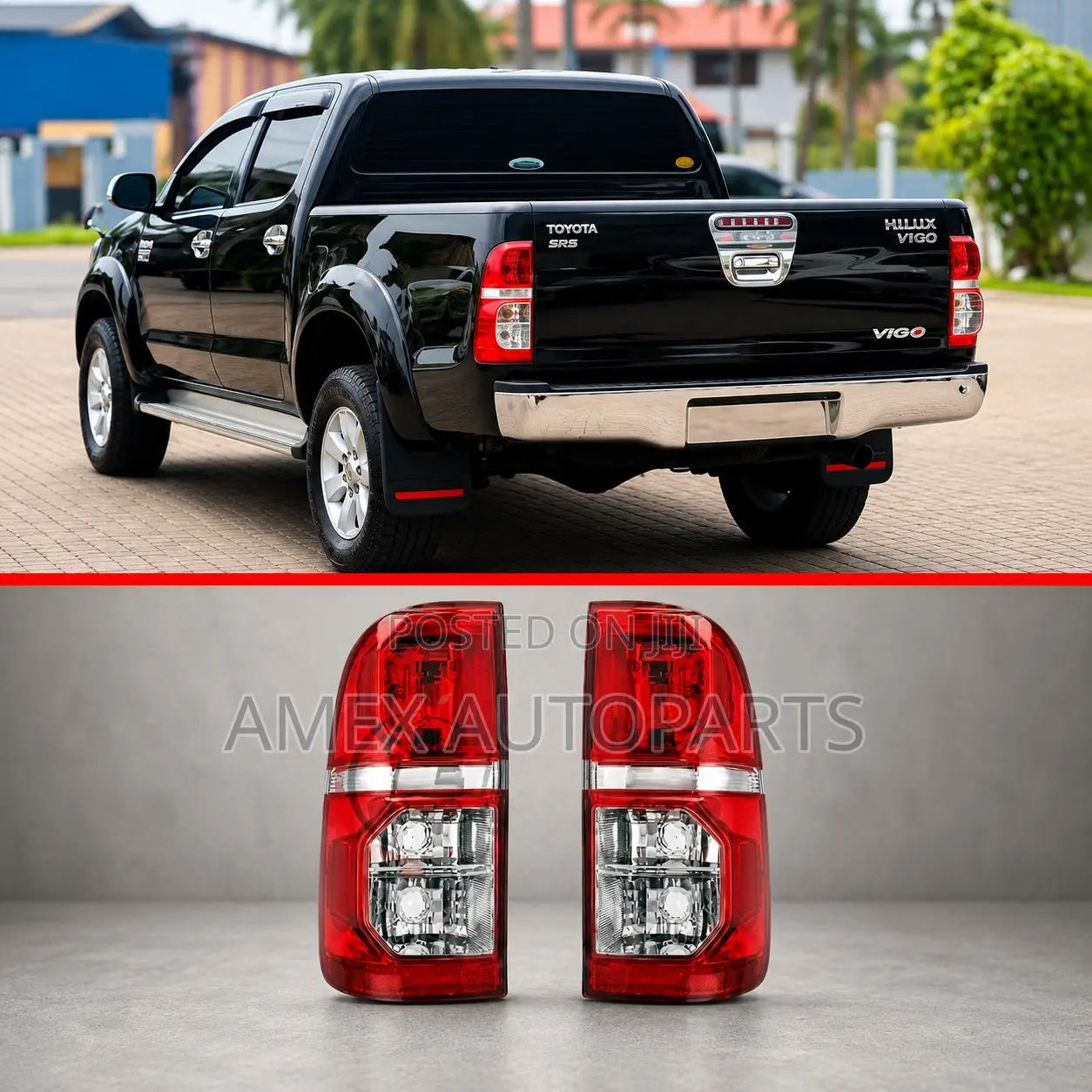Tail Lamp Toyota Hilux Vigo Champ 2012 Onwards Genuine