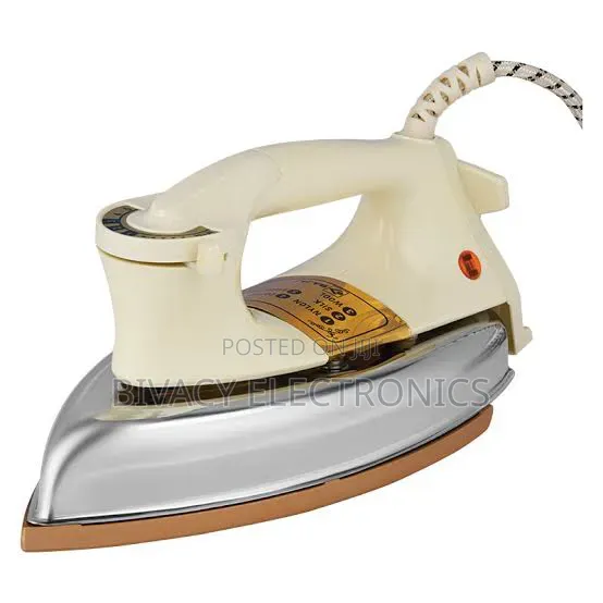 Bajaj Dry Iron 1000w Non-Stick at 2800/= Suitable for Commercial Use