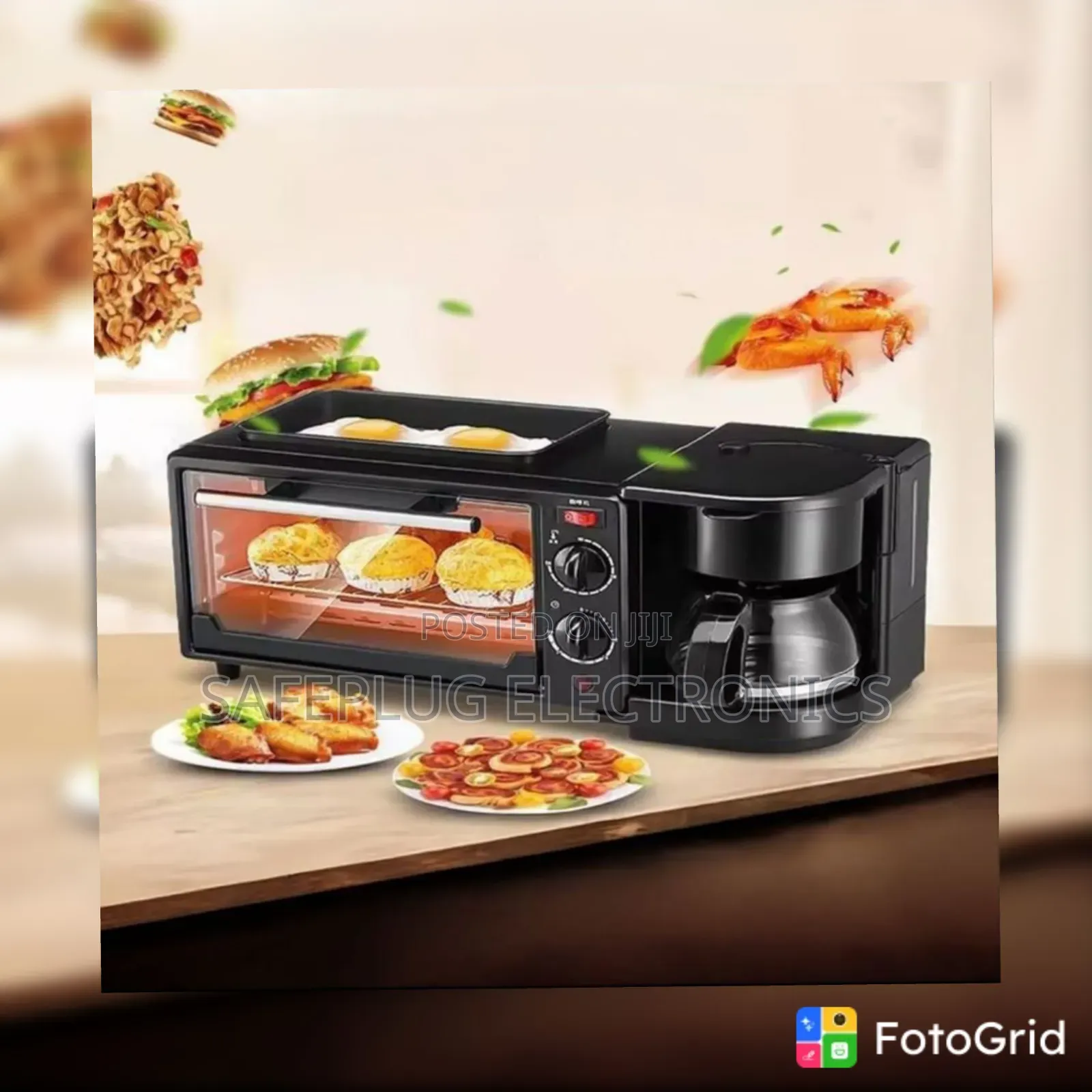 Reki 12-in-1 Breakfast Maker – Multi-Function Breakfast Station