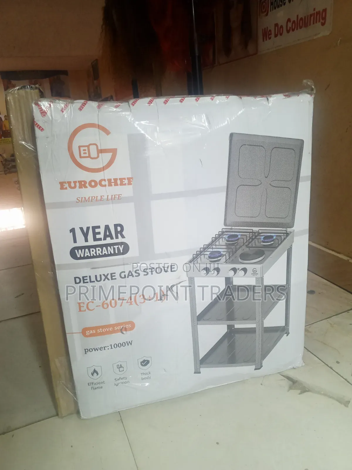 Eurochef 3+1 Gas & Electric Standing Cooker Everyday Cooking Made Easy