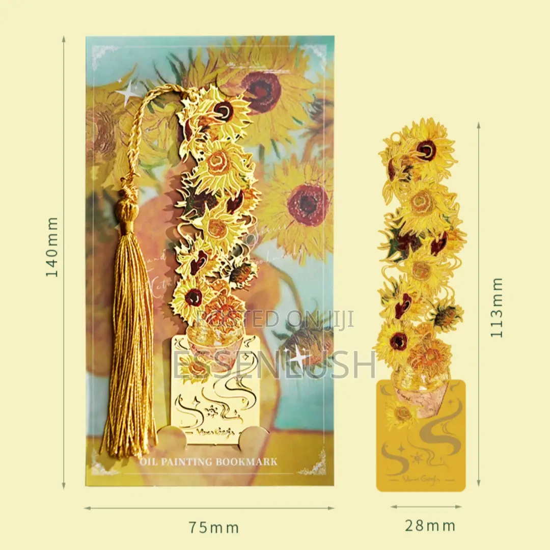 High Quality Metal Art Bookmarks – Famous Oil Painting Series
