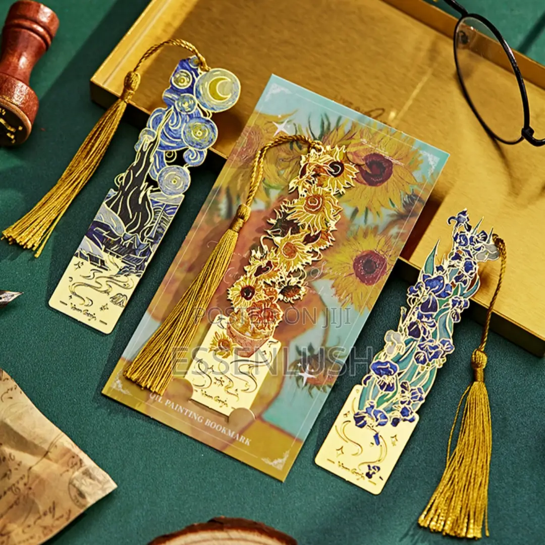 High Quality Metal Art Bookmarks – Famous Oil Painting Series