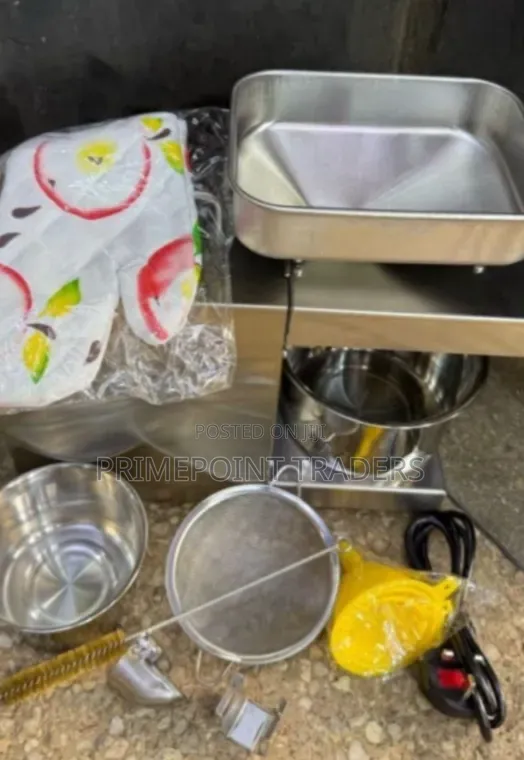 Electric Oil Press Machine – Durable Stainless Steel Design