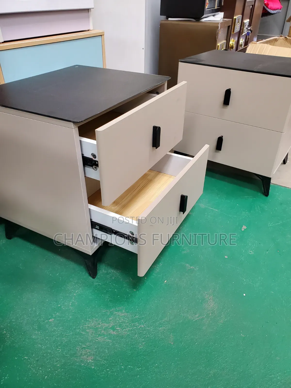 2-DrawerFree Standing Bedside Cabinet