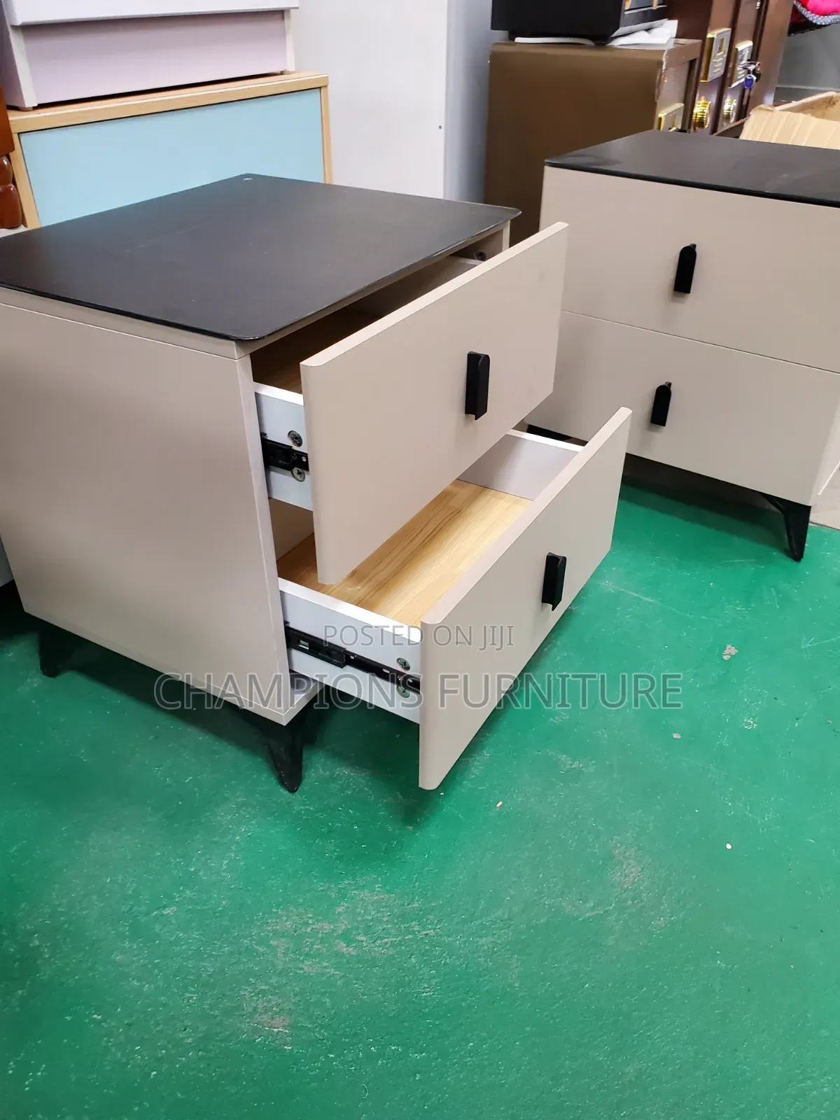 2-DrawerFree Standing Bedside Cabinet