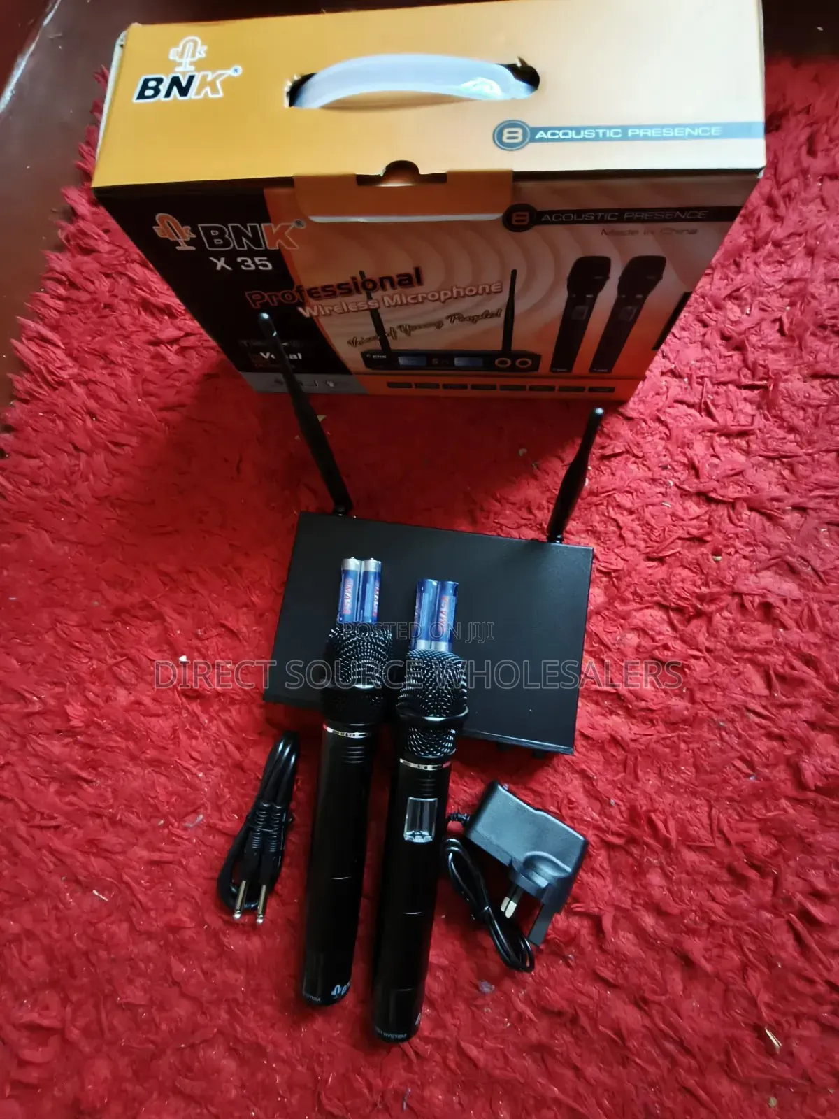 BNK X35 UHF Wireless Microphone – Dual Mic System