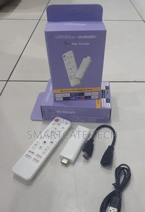 H96 Max 4K TV Stick – Android 14, WiFi & Bluetooth