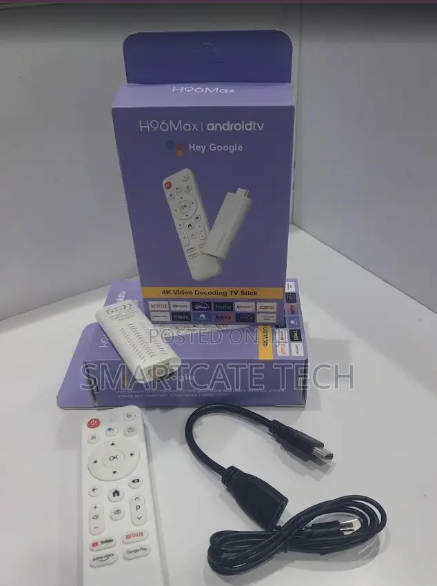 H96 Max TV Stick 4k Android 14 – 2gb Ram 16gb Rom