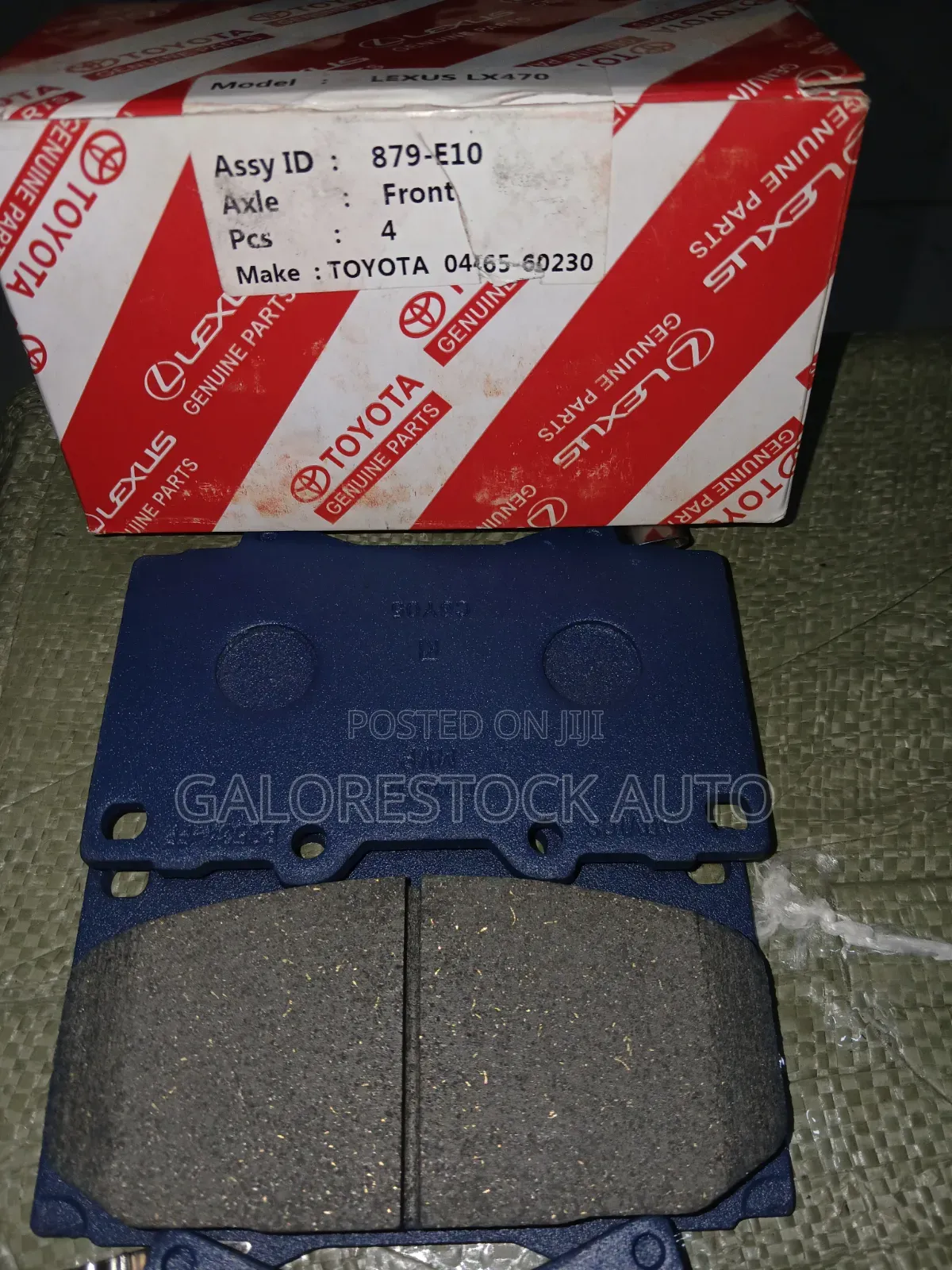Land Cruiser 100,LX470,Land Cruiser 70 Series,HZJ79,VDJ79,Front Pads