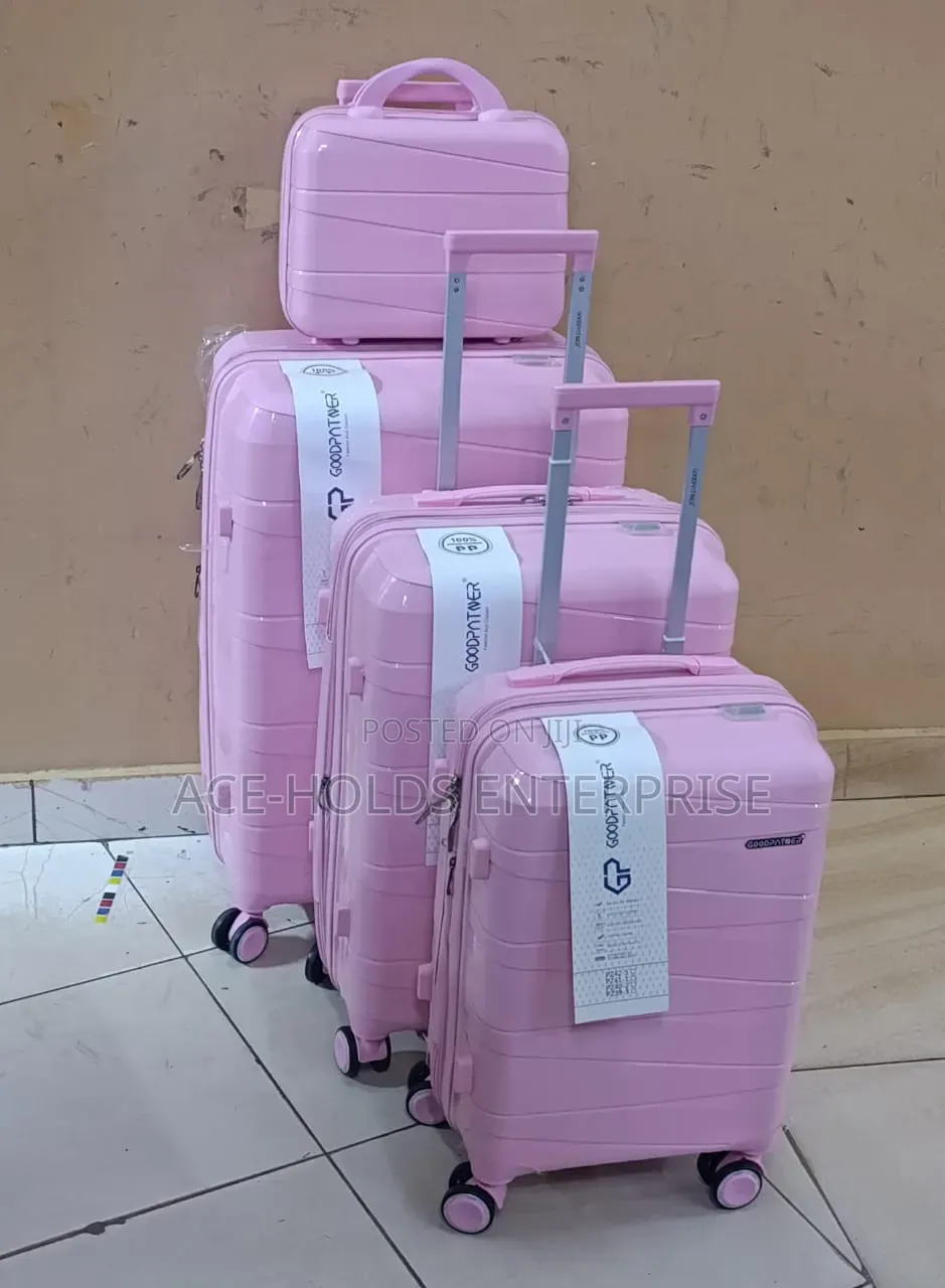 4 in 1 Luxurious Unbreakable Rubber Suitcase - Size 4 (Multi-Color)