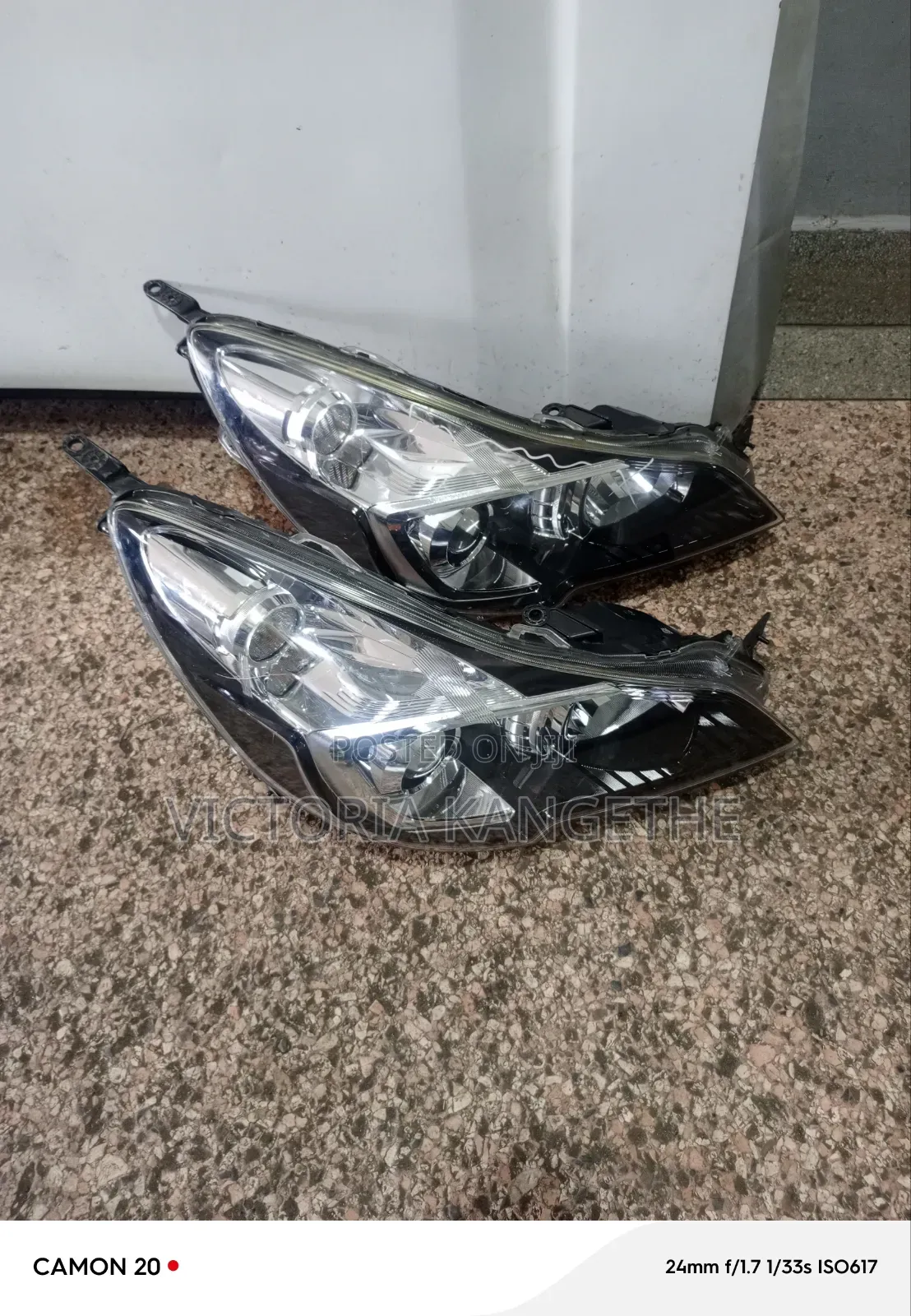 Subaru Legacy Br9 Xenon Headlight (Black) Shed  Chrome