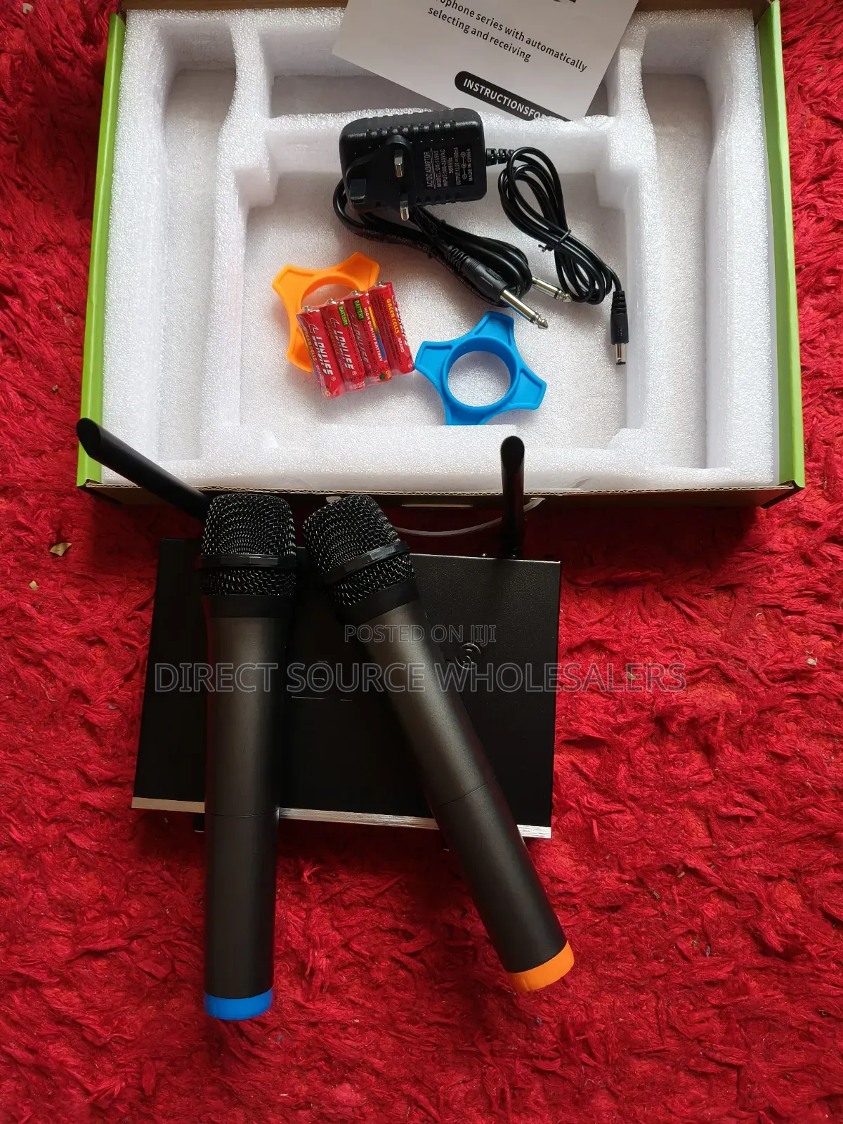 BNK DH-744 Dual Wireless Microphone – Professional VHF Mic