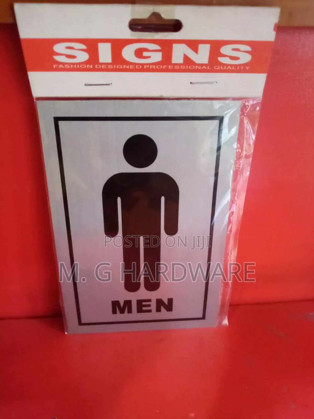 Men Toilet Sign