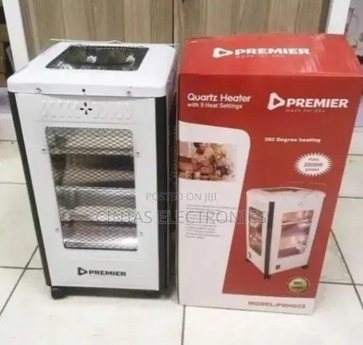 Premier 360-Degree 2000W Quartz Room Heater