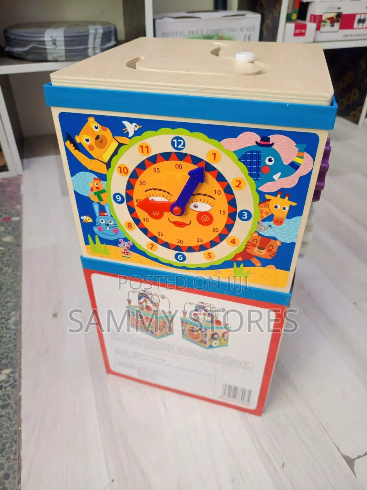 Wooden Sensory Fine Motor Skills Cube