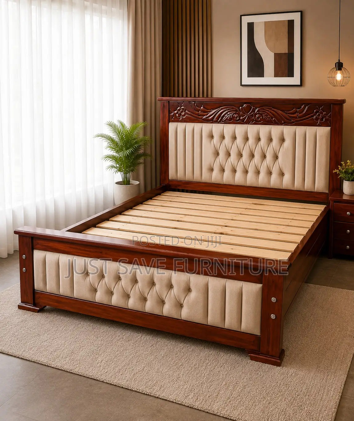 Versailles 5x6 Mahogany Mocket Bed