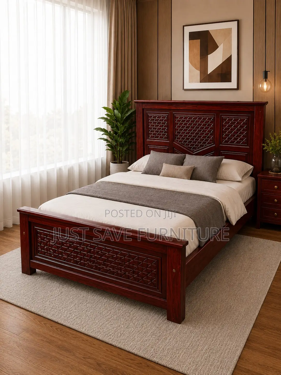 Imperial Heritage 5x6 Mahogany Bed