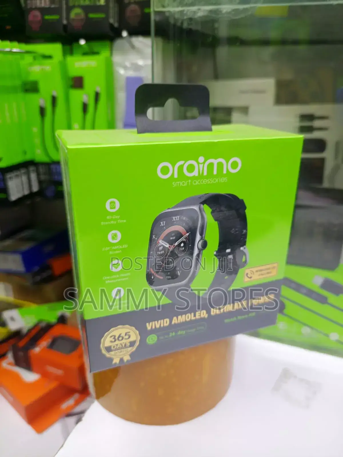 Oraimo Stylish Smart Watch – Wireless Call Health Features