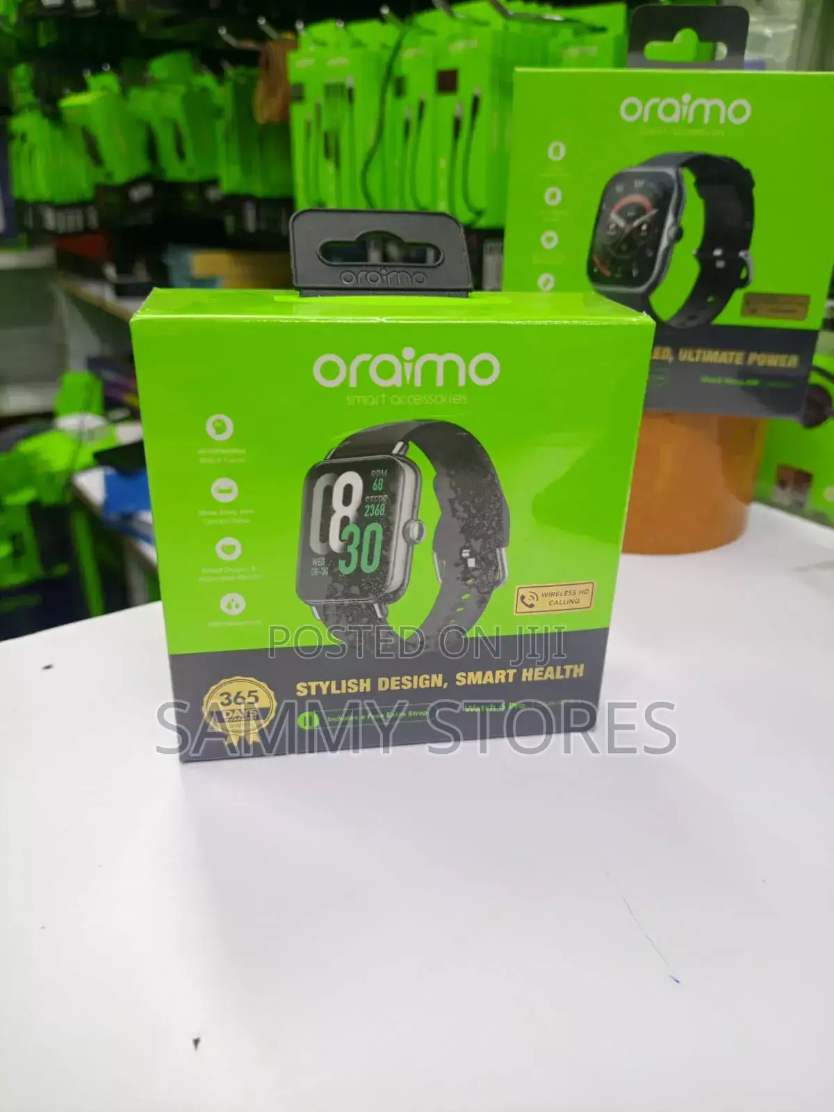 Oraimo Stylish Smart Watch – Wireless Call Health Features