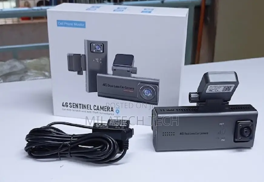 4G SIM Dual Lens Car Dash Camera With GPS