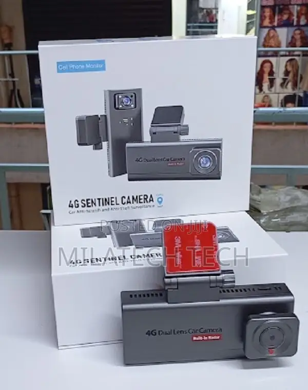 4G Dual Camera Car DVR With Phone App & GPS