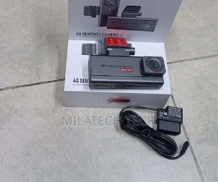 4G Car Security Camera With Live Video & GPS