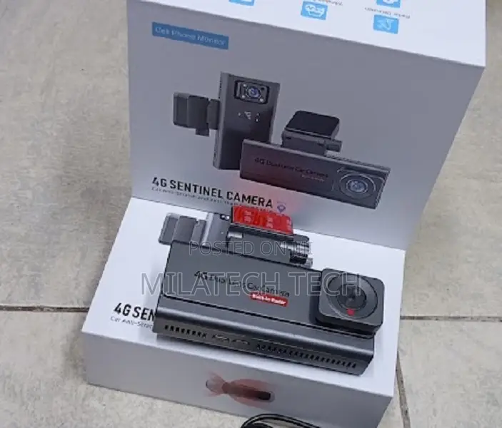 4G Dashcam Dual Lens With SIM Card & Remote Viewing