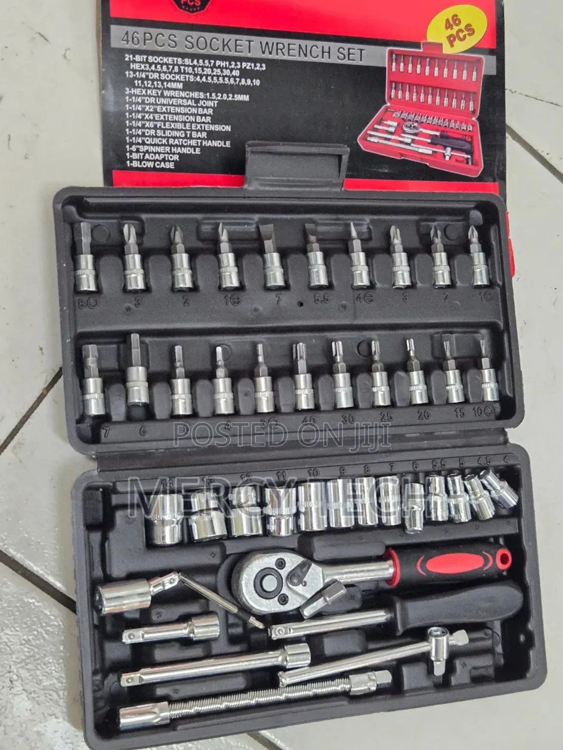 46pcs Socket Wrench Set