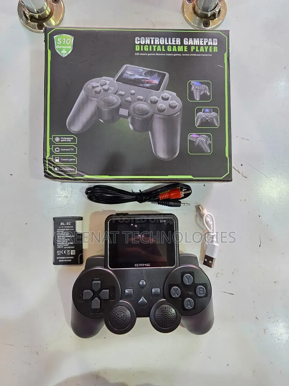 S10 Controller Gamepad - Digital Game Player With 520 Classic Games