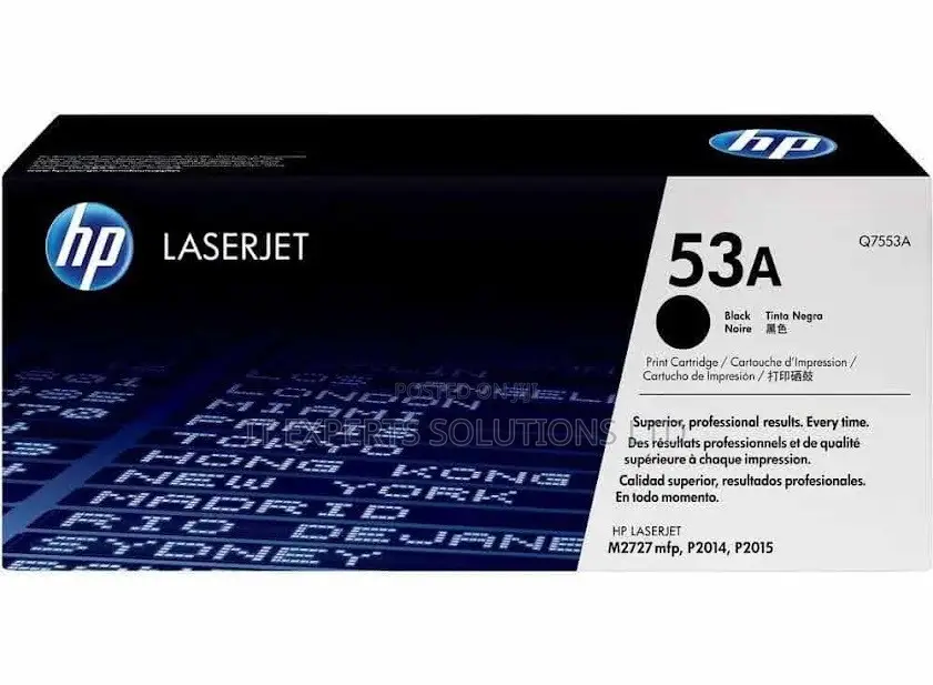 HP 53a(Q7553a) Toner for Use in HP Laserjet P2015x