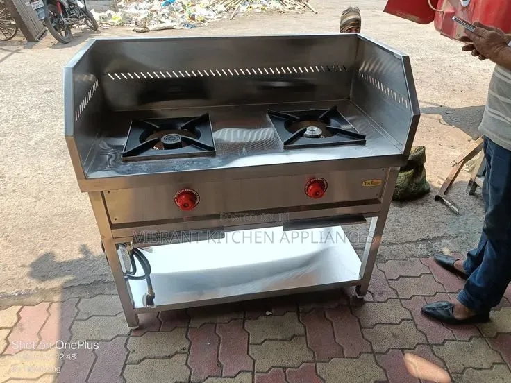 2-Burner Commercial Cooker