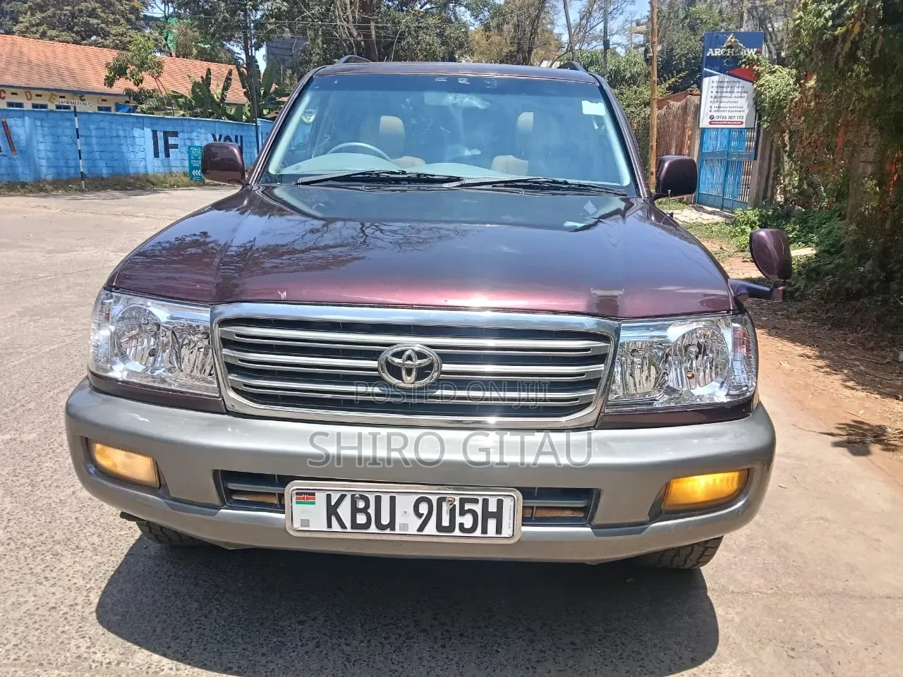 Toyota Land Cruiser Prado 2006 Burgundy