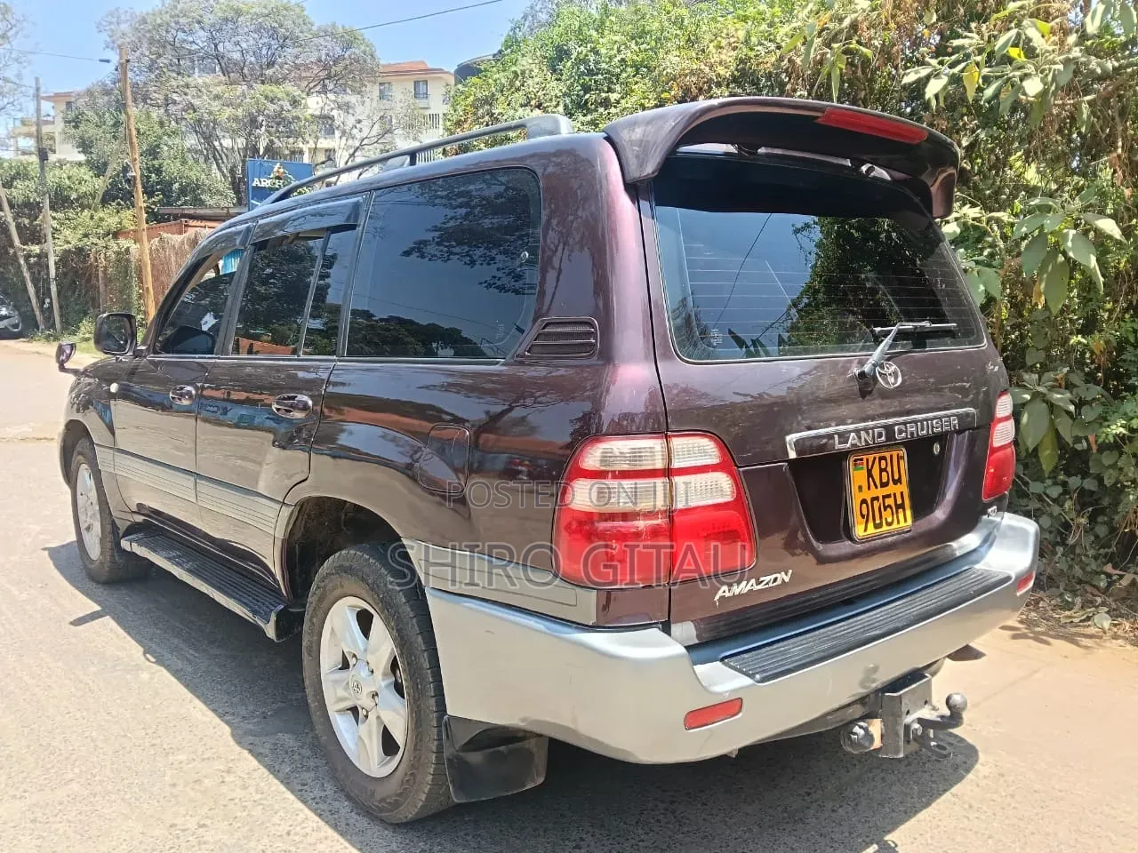 Toyota Land Cruiser Prado 2006 Burgundy
