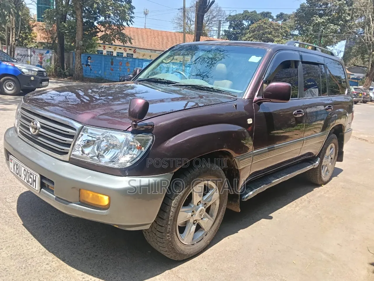Toyota Land Cruiser Prado 2006 Burgundy