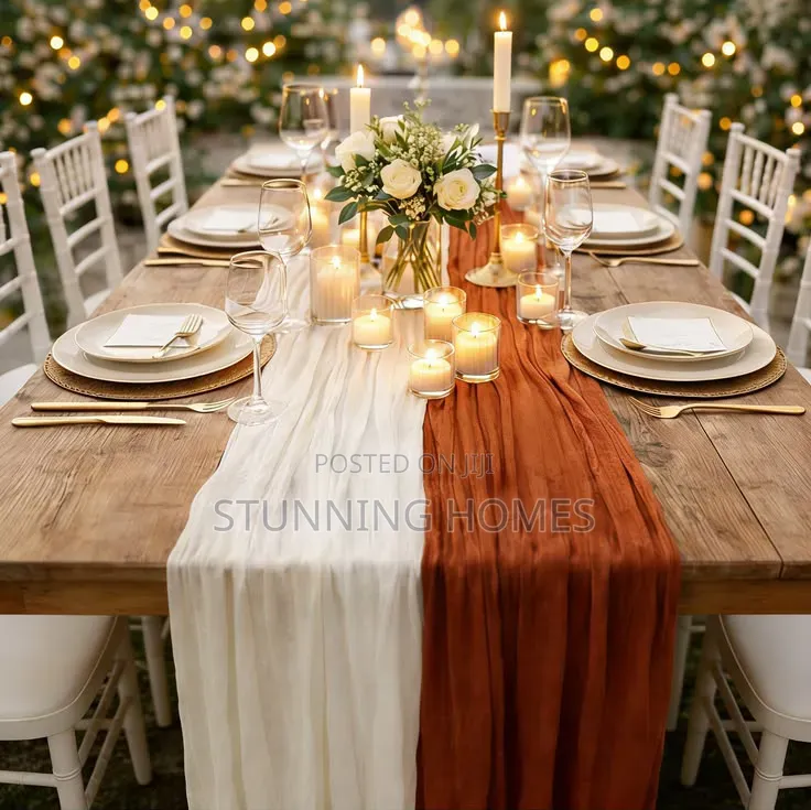 Cheesecloth Table Runner