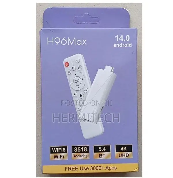 H96 TV Stick 2GB RAM 16GB Storage Android 14 Movies Shows and Apps HD