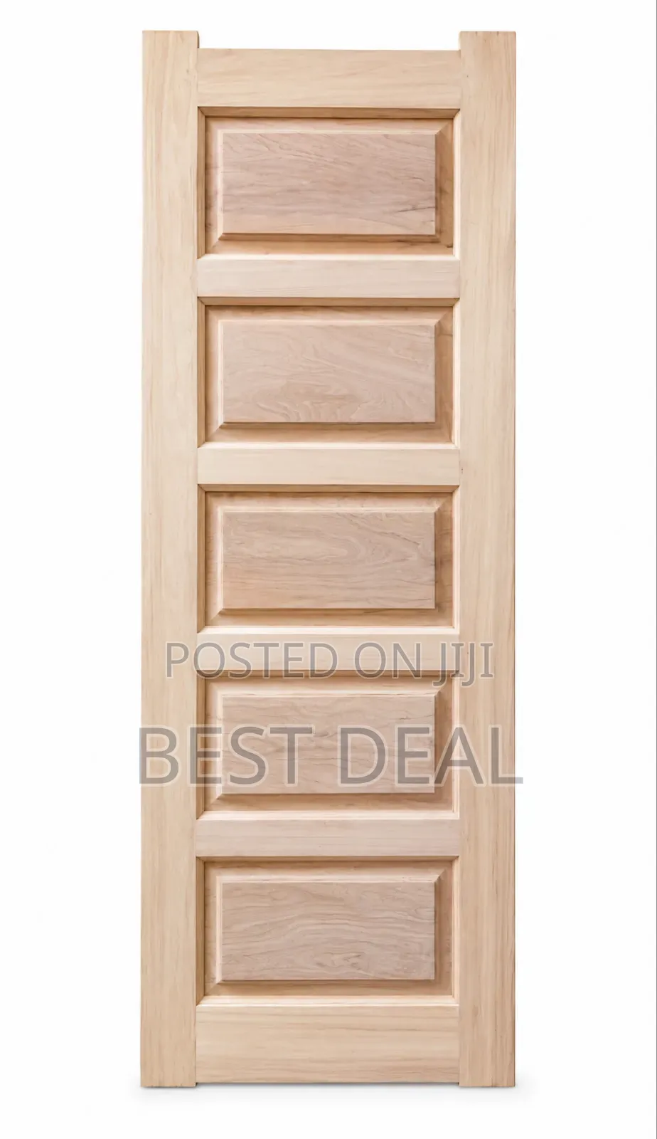 Solid Dry Mahogany Security Door