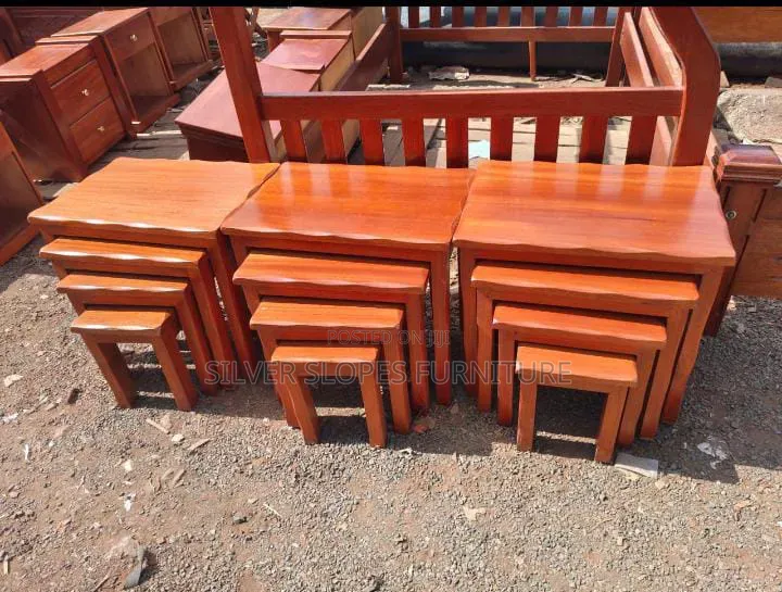 Mahogany Next of Stools