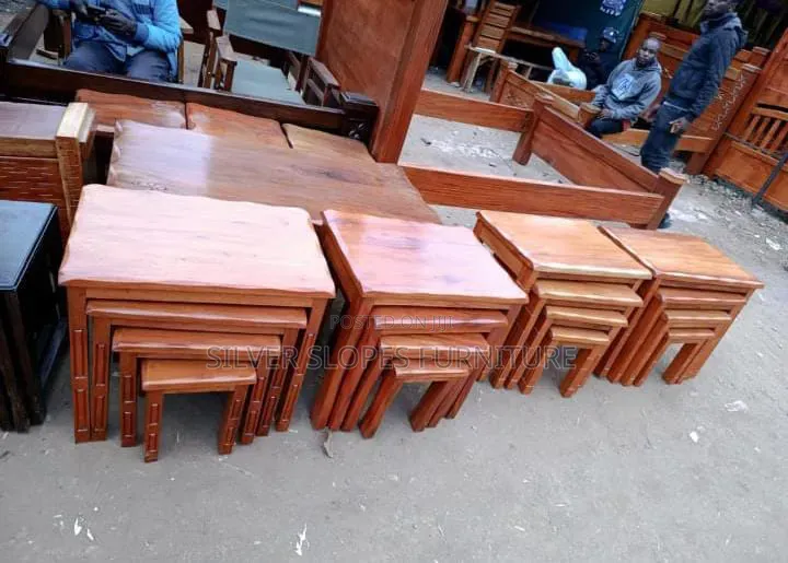 Mahogany Next of Stools
