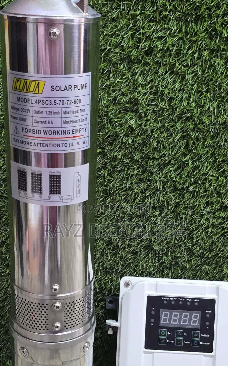 Solar Submersible Pump 70mtrs
